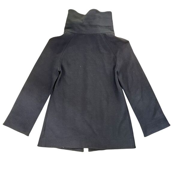 St John Collection Black Zip Up Long Sleeve Knit Size 4 - Picture 3 of 14